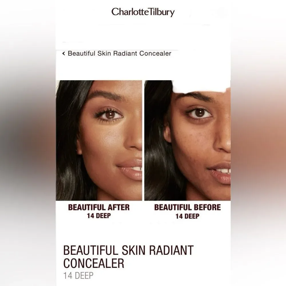 Charlotte Tillbury Beautiful Skin Radiant Concealer in “Deep” *BNIB - Picture 4 of 5